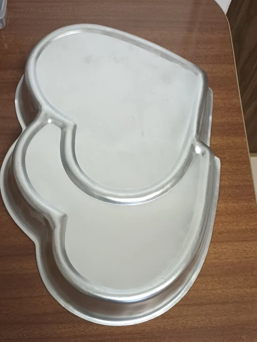 Wilton Vintage Silver Heart-Shaped Cake Pan